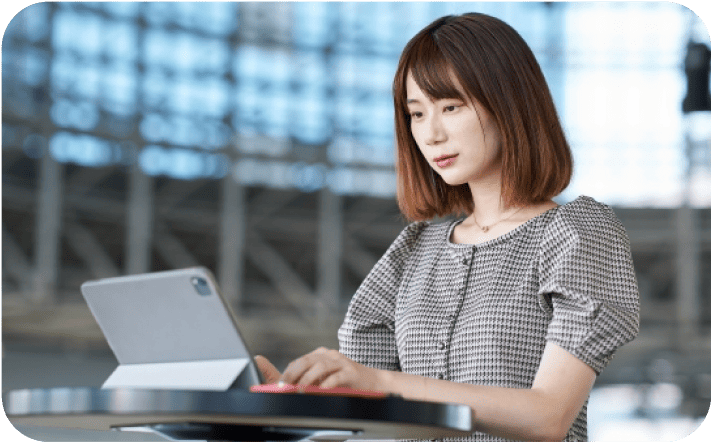 移動中も高速通信！